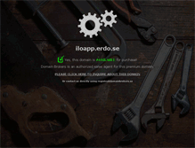 Tablet Screenshot of iloapp.erdo.se